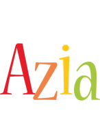 Azia birthday logo