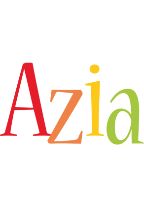 Azia birthday logo