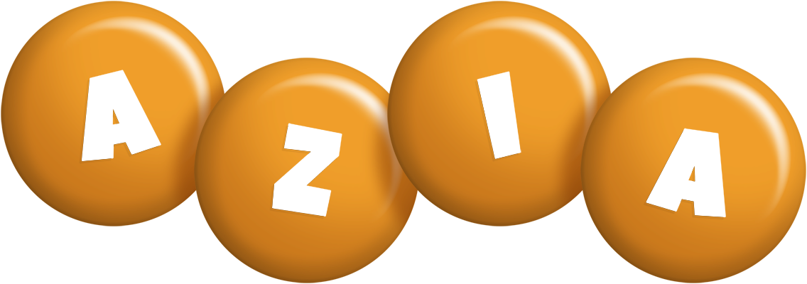 Azia candy-orange logo