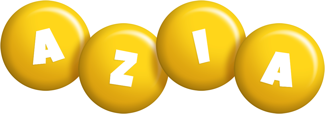 Azia candy-yellow logo