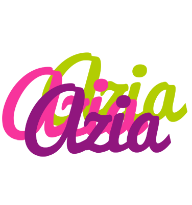 Azia flowers logo