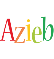 Azieb birthday logo