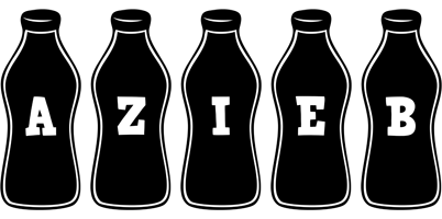 Azieb bottle logo