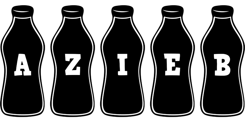 Azieb bottle logo