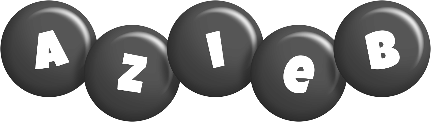 Azieb candy-black logo