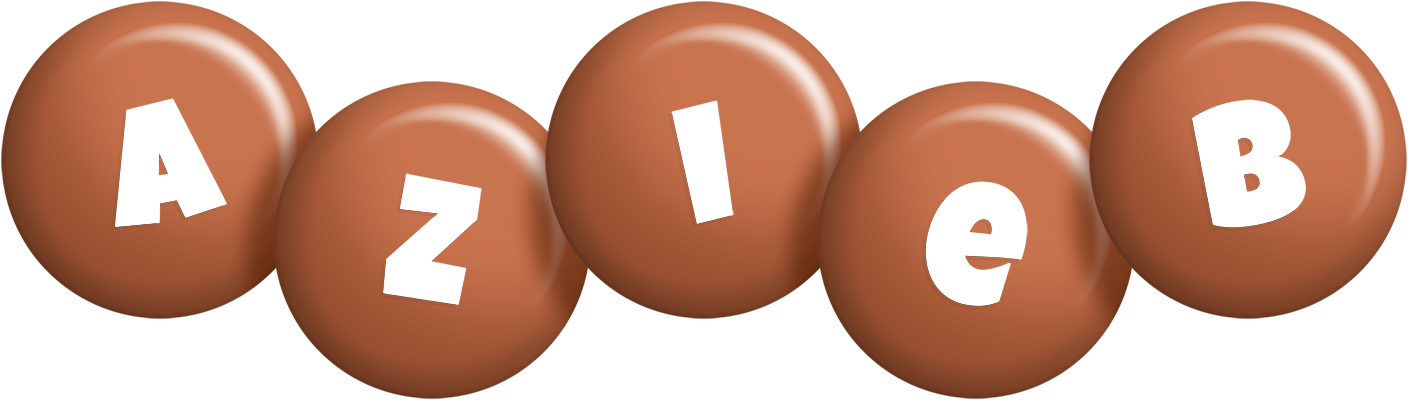 Azieb candy-brown logo