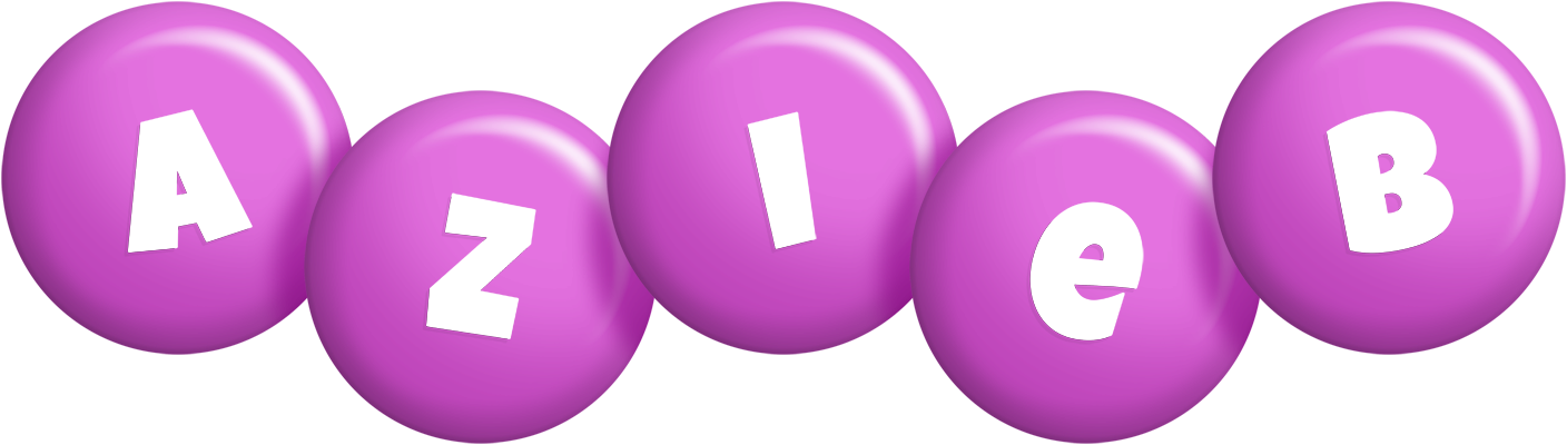 Azieb candy-purple logo