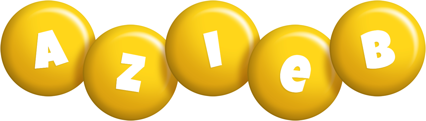 Azieb candy-yellow logo