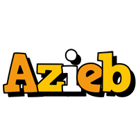 Azieb cartoon logo