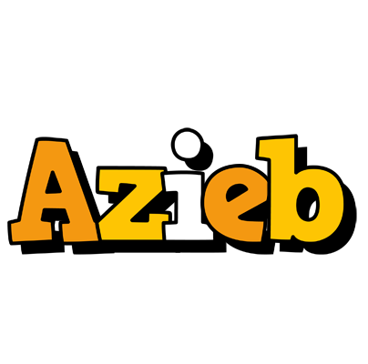 Azieb cartoon logo