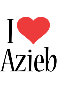 Azieb i-love logo