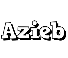 Azieb snowing logo