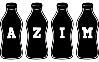 Azim bottle logo