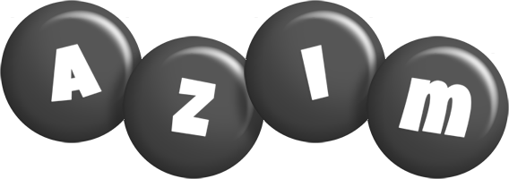 Azim candy-black logo