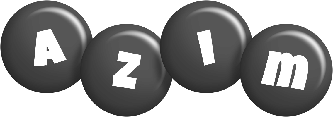 Azim candy-black logo