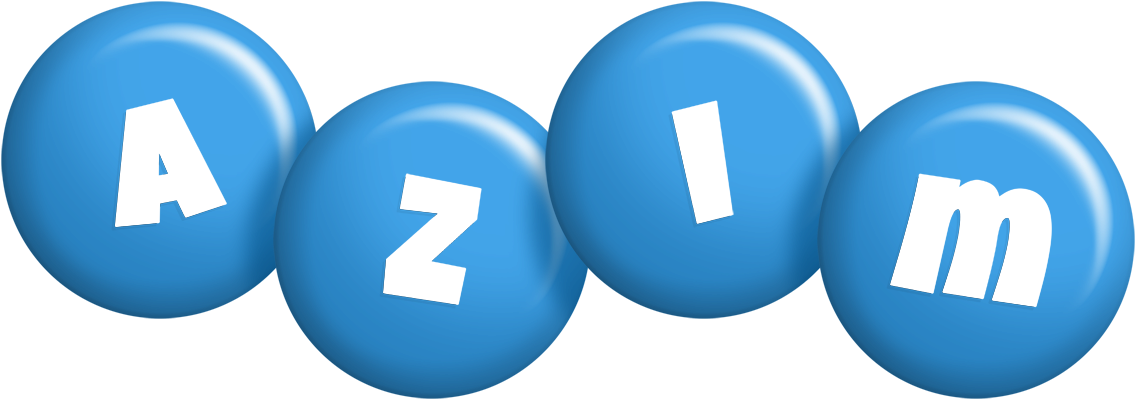 Azim candy-blue logo