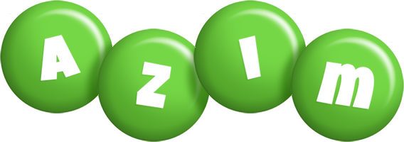 Azim candy-green logo