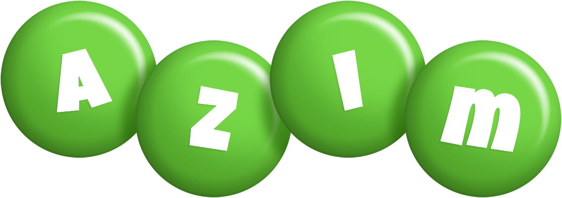 Azim candy-green logo