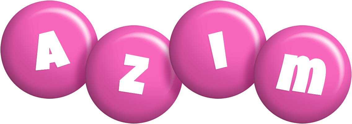 Azim candy-pink logo