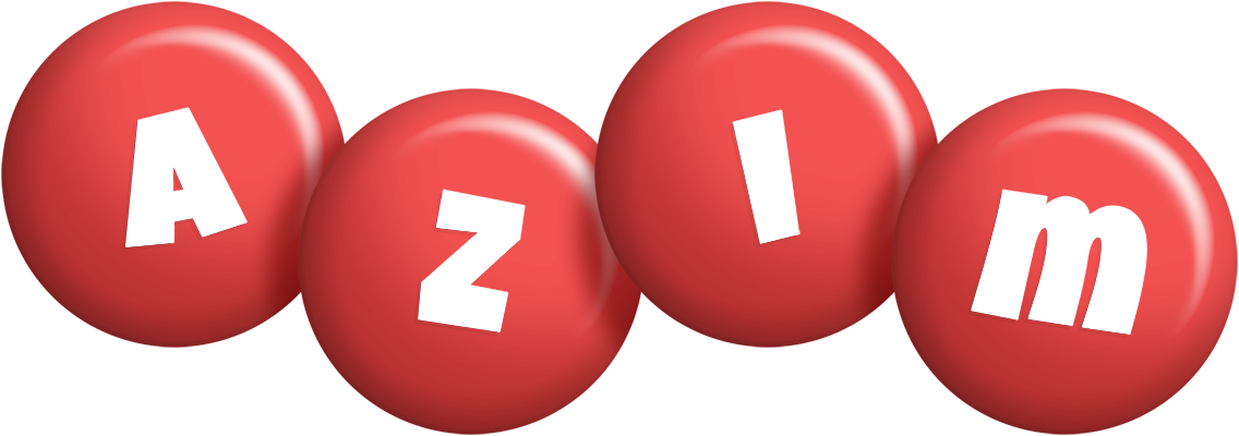 Azim candy-red logo