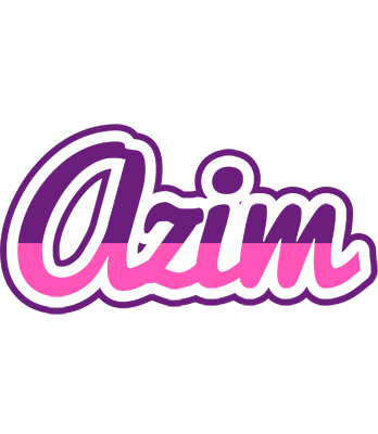 Azim cheerful logo
