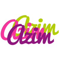 Azim flowers logo