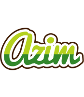 Azim golfing logo