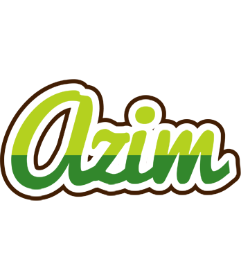 Azim golfing logo