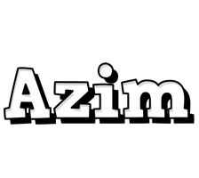 Azim snowing logo