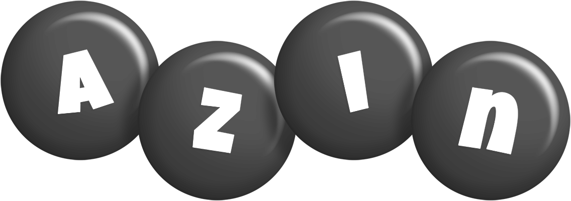 Azin candy-black logo