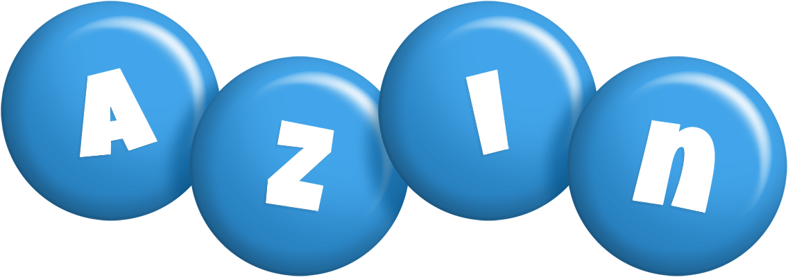 Azin candy-blue logo