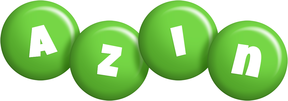 Azin candy-green logo