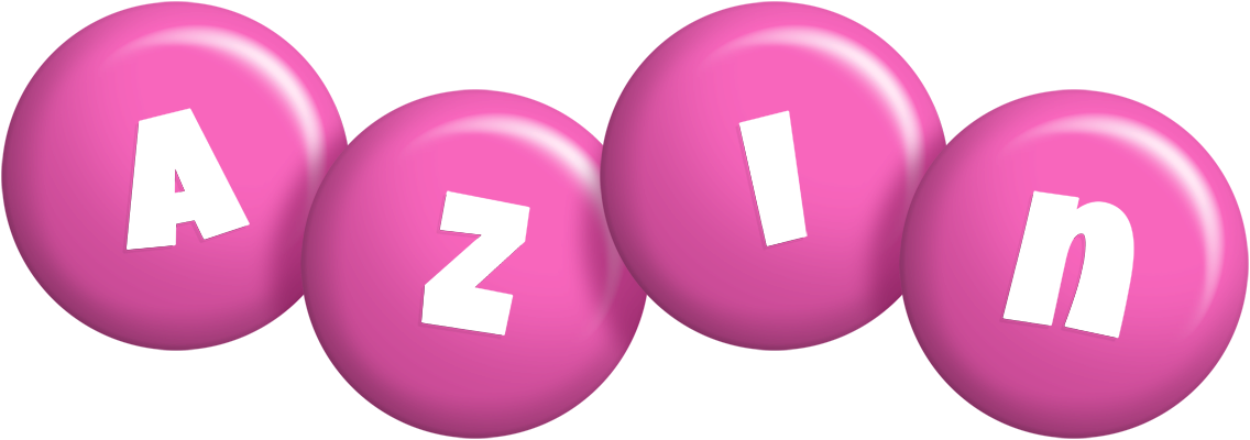 Azin candy-pink logo