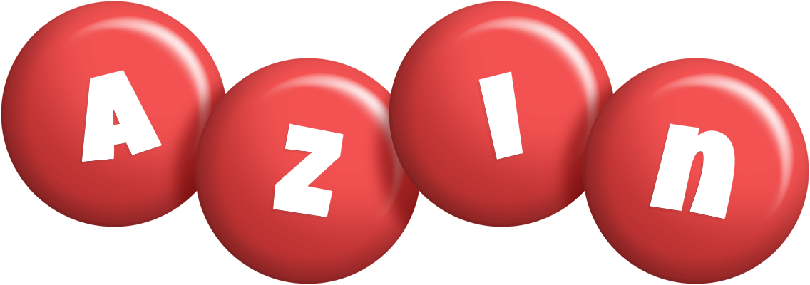 Azin candy-red logo
