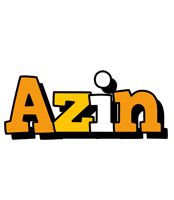 Azin cartoon logo