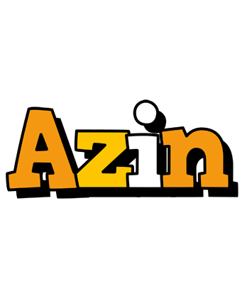 Azin cartoon logo