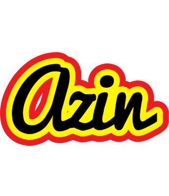 Azin flaming logo