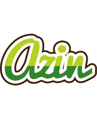 Azin golfing logo