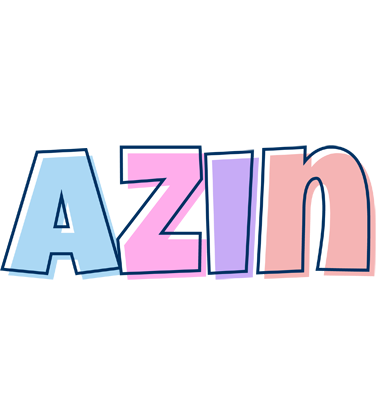 Azin pastel logo