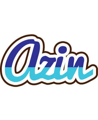 Azin raining logo