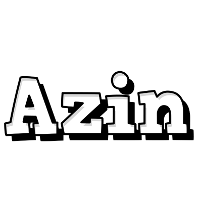 Azin snowing logo