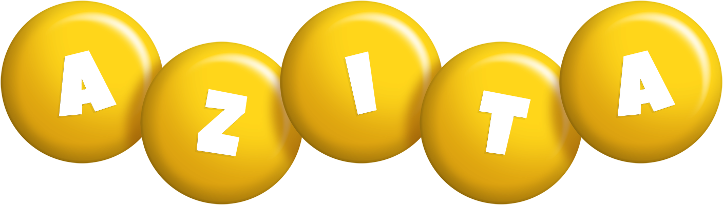 Azita candy-yellow logo