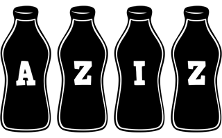 Aziz bottle logo