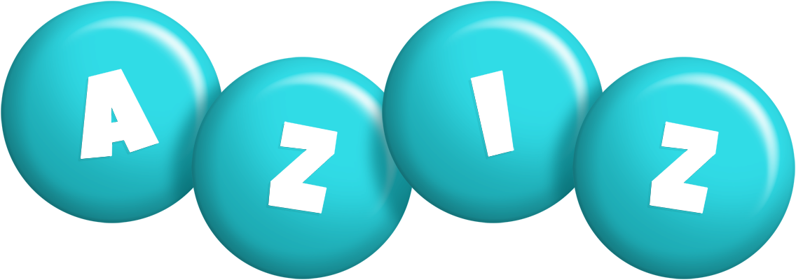 Aziz candy-azur logo