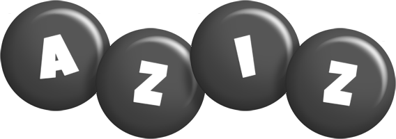 Aziz candy-black logo