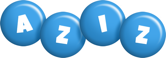 Aziz candy-blue logo