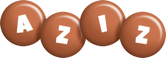 Aziz candy-brown logo