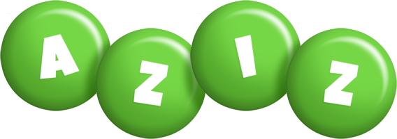 Aziz candy-green logo