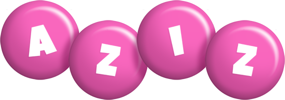 Aziz candy-pink logo