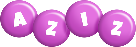 Aziz candy-purple logo